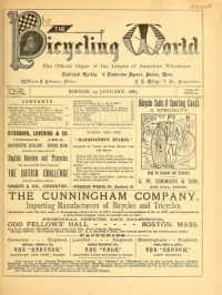 The Bicycling World, Vol 6, No 11 cover