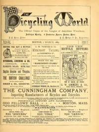 The Bicycling World, Vol 6, No 17 cover
