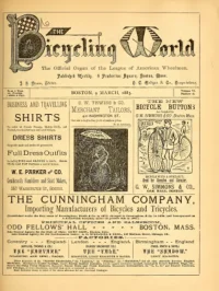 The Bicycling World, Vol 6, No 18 cover