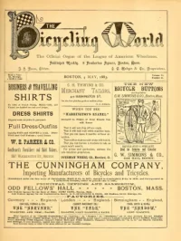 The Bicycling World, Vol 6, No 26 cover