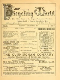 The Bicycling World, Vol 6, No 5 cover