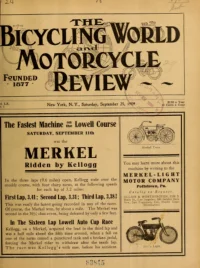 The Bicycling World, Vol 60, No 1 cover