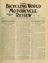The Bicycling World, Vol 60, No 10 cover