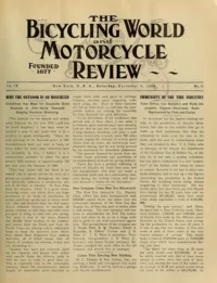 The Bicycling World, Vol 60, No 11 cover