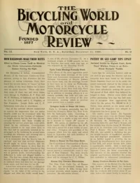 The Bicycling World, Vol 60, No 12 cover