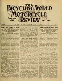 The Bicycling World, Vol 60, No 24 cover