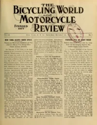 The Bicycling World, Vol 60, No 4 cover
