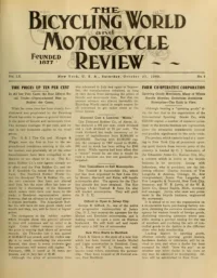 The Bicycling World, Vol 60, No 5 cover