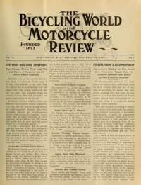 The Bicycling World, Vol 60, No 8 cover