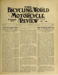 The Bicycling World, Vol 61, No 11 cover