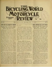 The Bicycling World, Vol 61, No 12 cover