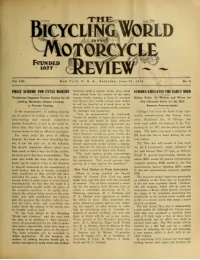 The Bicycling World, Vol 61, No 14 cover