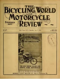 The Bicycling World, Vol 61, No 16 cover