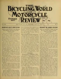 The Bicycling World, Vol 61, No 2 cover
