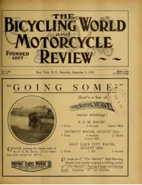 The Bicycling World, Vol 61, No 24 cover