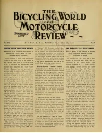 The Bicycling World, Vol 61, No 26 cover