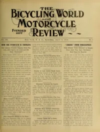 The Bicycling World, Vol 61, No 3 cover