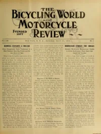 The Bicycling World, Vol 61, No 5 cover