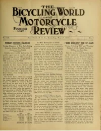 The Bicycling World, Vol 61, No 7 cover