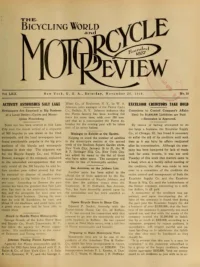 The Bicycling World, Vol 62, No 10 cover