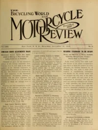 The Bicycling World, Vol 62, No 12 cover