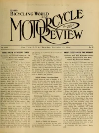 The Bicycling World, Vol 62, No 13 cover
