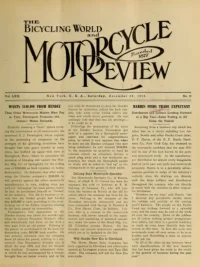 The Bicycling World, Vol 62, No 14 cover