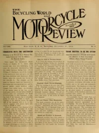 The Bicycling World, Vol 62, No 15 cover