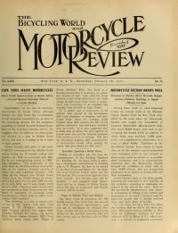 The Bicycling World, Vol 62, No 19 cover