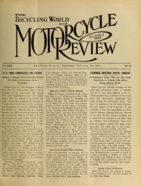 The Bicycling World, Vol 62, No 22 cover