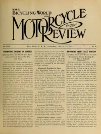 The Bicycling World, Vol 62, No 26 cover