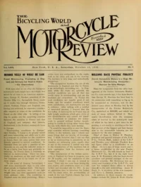 The Bicycling World, Vol 62, No 4 cover