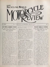 The Bicycling World, Vol 63, No 10 cover