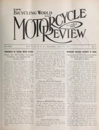 The Bicycling World, Vol 63, No 13 cover