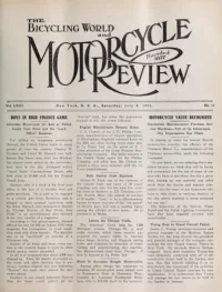 The Bicycling World, Vol 63, No 16 cover