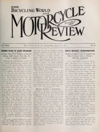The Bicycling World, Vol 63, No 17 cover