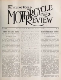 The Bicycling World, Vol 63, No 20 cover