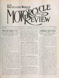 The Bicycling World, Vol 63, No 21 cover