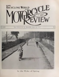 The Bicycling World, Vol 63, No 6 cover