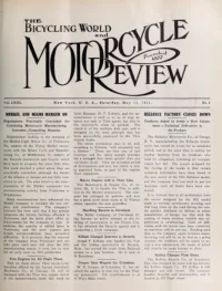 The Bicycling World, Vol 63, No 8 cover