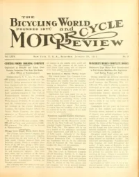 The Bicycling World, Vol 64, No 18 cover