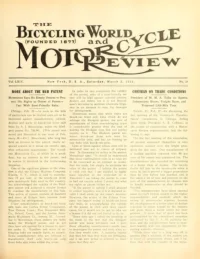 The Bicycling World, Vol 64, No 24 cover
