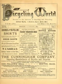 The Bicycling World, Vol 7, No 14 cover