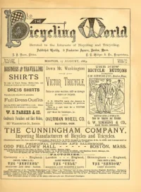 The Bicycling World, Vol 7, No 15 cover
