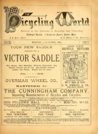 The Bicycling World, Vol 7, No 22 cover