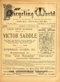 The Bicycling World, Vol 7, No 26 cover