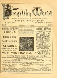 The Bicycling World, Vol 7, No 5 cover
