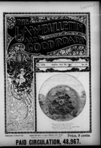 L. A. W. Bulletin and Good Roads, Vol 23, No 22 cover