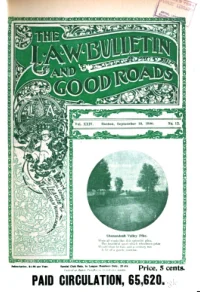 The Bulletin And Good Roads, Vol 24, No 12 cover
