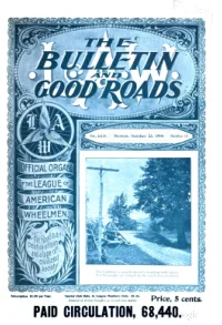 The Bulletin And Good Roads, Vol 24, No 17 cover